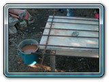 002-base grid 7 by 7 iron rods